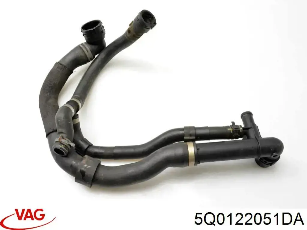 Шланг/патрубок радіатора охолодження, нижній VAG 5Q0122051DA ціна, від 63.30 USD
