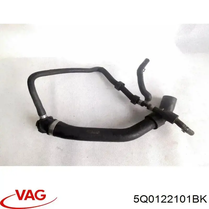 Шланг/патрубок радіатора охолодження, верхній VAG 5Q0122101BK ціна, від 55.14 USD