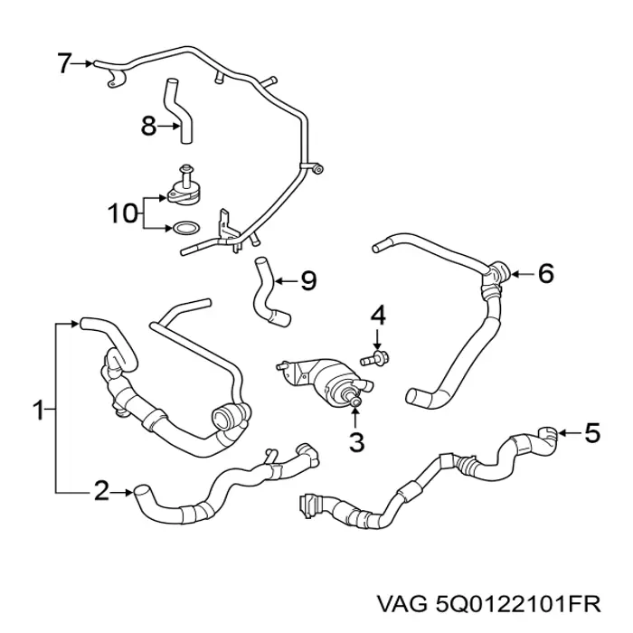 Купити 5Q0122101FR VAG 