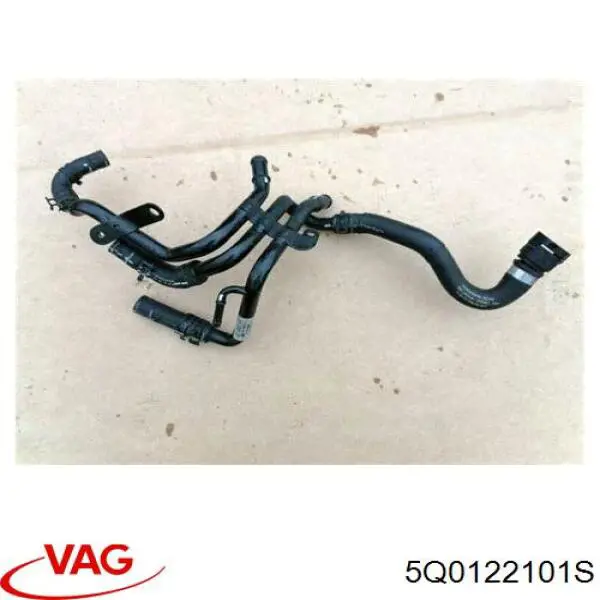 5Q0122101S VAG Патрубок системи охолодження