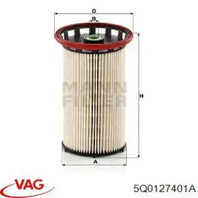 Купити 5Q0127401A VAG Фільтр-відстійник палива грубої очистки
