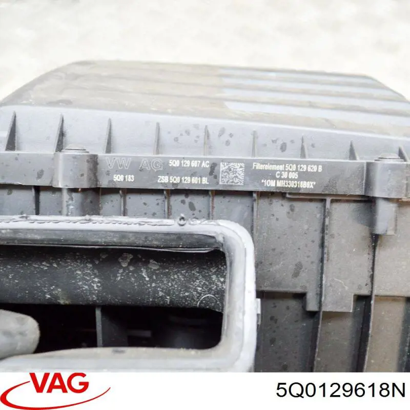5Q0129618N VAG Патрубок повітряний, вхід повітряного фільтра
