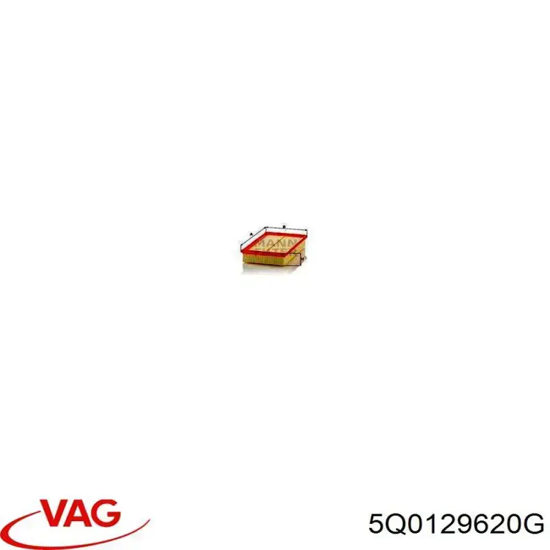 Купити 5Q0129620G VAG Автомобільний фільтр повітря