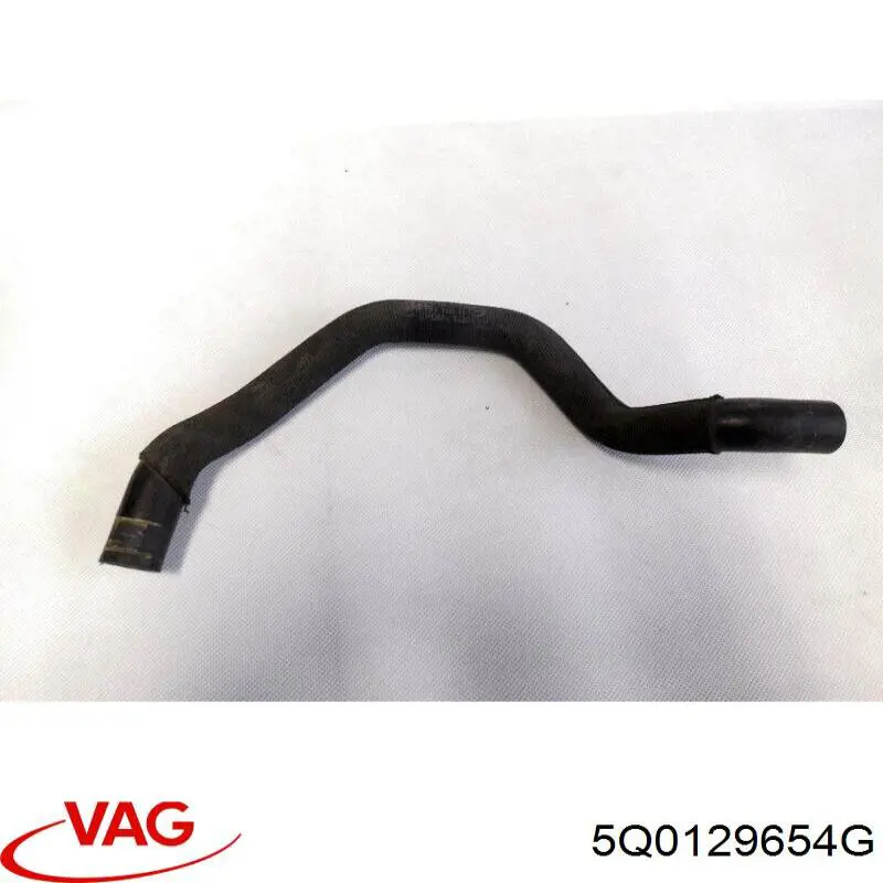 Патрубок повітряний, вхід в турбіну (наддув) VAG 5Q0129654G ціна, від 11.12 USD