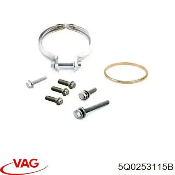5Q0253115B VAG прокладка прийомної труби глушника
