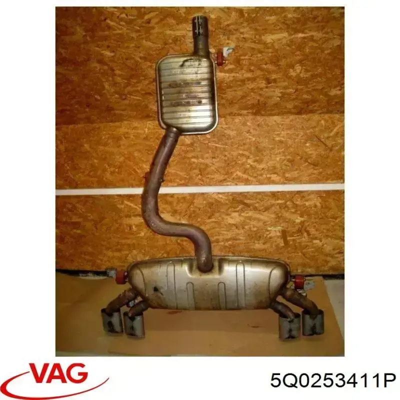 5Q0253411P VAG Середній глушник