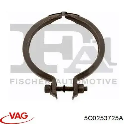 Купити 5Q0253725A VAG Хомут кріплення глушника передній