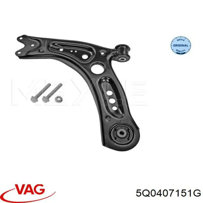 Купити 5Q0407151G VAG Лівий важіль передній нижній підвіски