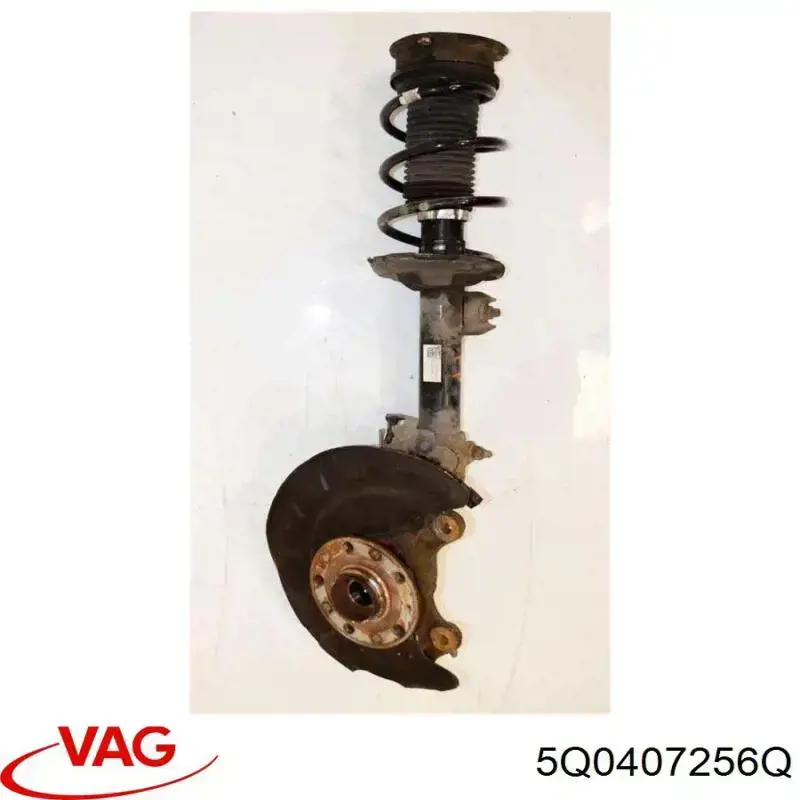 Цапфа - поворотний кулак передній, правий 5Q0407256Q VAG