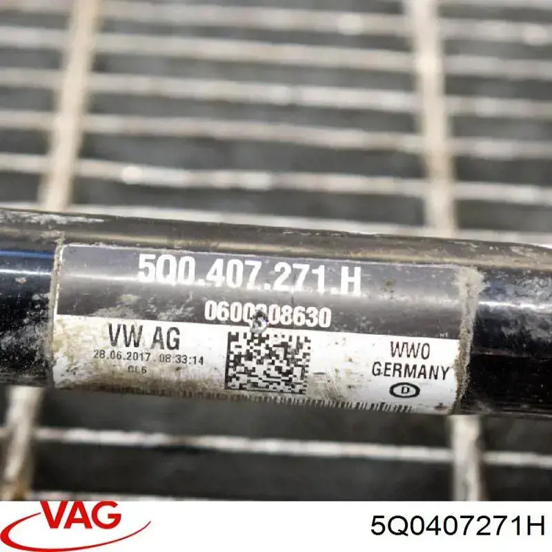 Привід передній лівий VAG 5N0407763EX ціна, від 84.59 USD