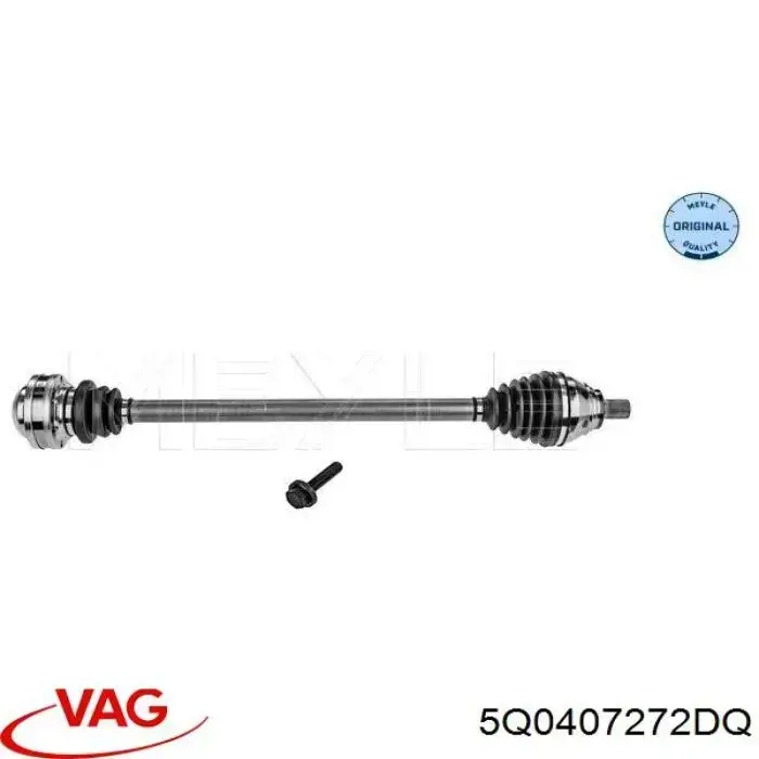 Купити 5Q0407272DQ VAG Піввісь права