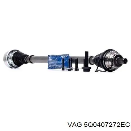 Купити 5Q0407272EC VAG Піввісь права