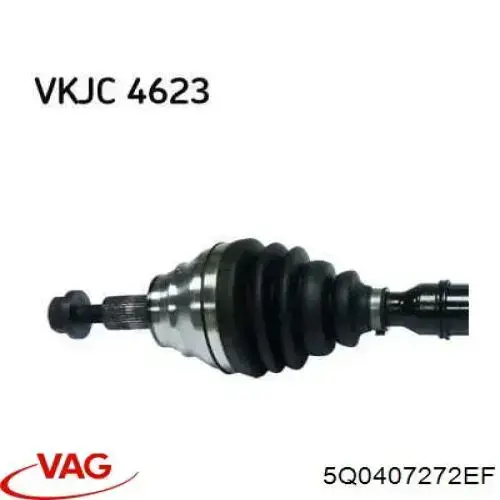 Купити 5Q0407272EF VAG Піввісь права