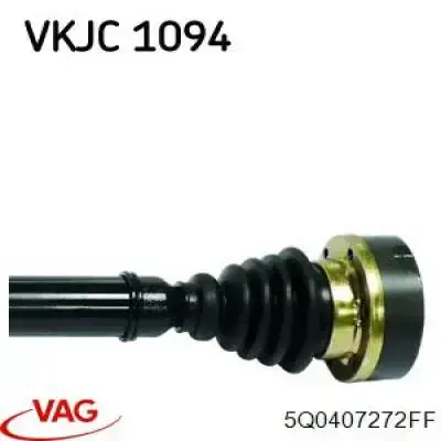 Купити 5Q0407272FF VAG Піввісь права