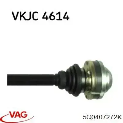 Купити 5Q0407272K VAG Піввісь права