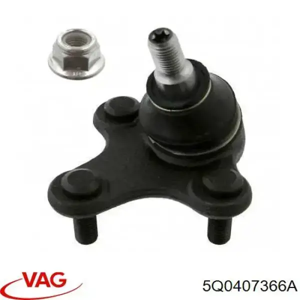 5Q0407366A VAG Кульова опора, нижня, права