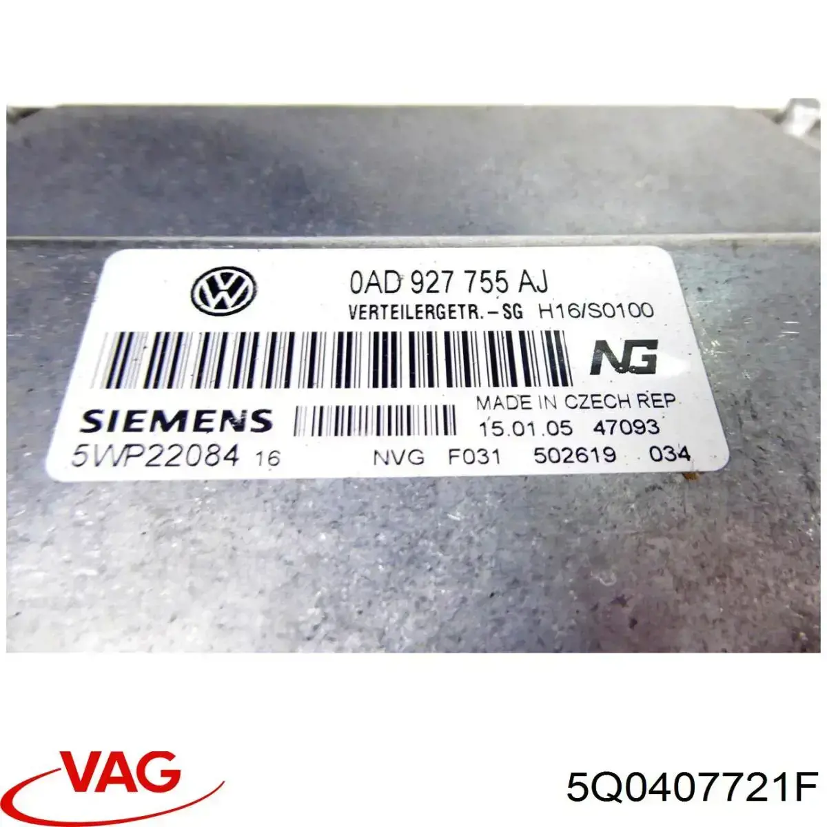  5Q0407721F VAG