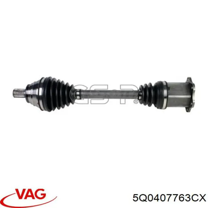 5Q0407763CX VAG Привід лівий