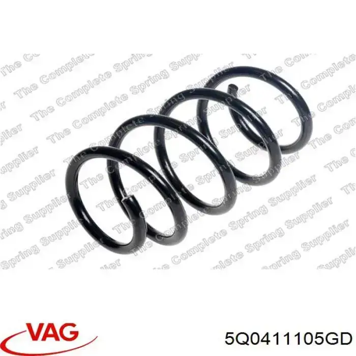 5Q0411105GD VAG Пружина амортизатора передняя
