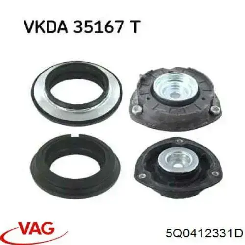 Купити 5Q0412331D VAG Опора амортизатора переднього