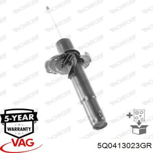 5Q0413023GR VAG Стійка передня