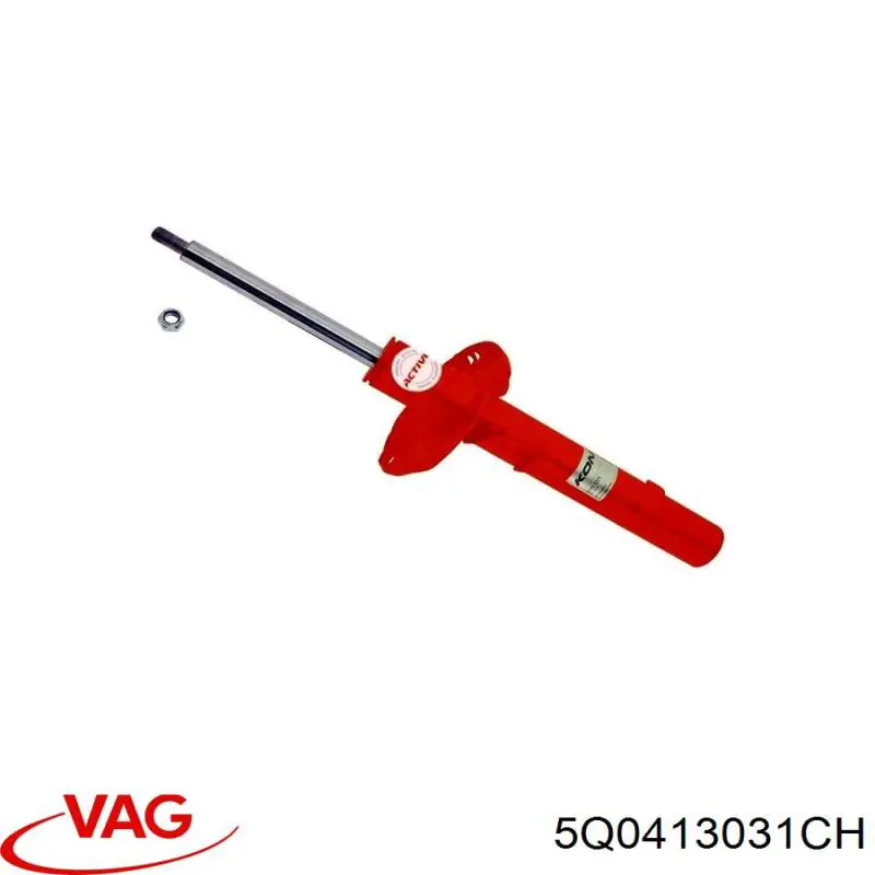 Стойка амортизатора передняя VAG 5Q0413031CH ціна, від 80.23 USD