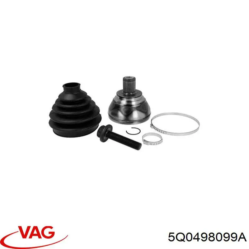 Граната колісна VAG 5Q0498099A ціна, від 55.56 USD