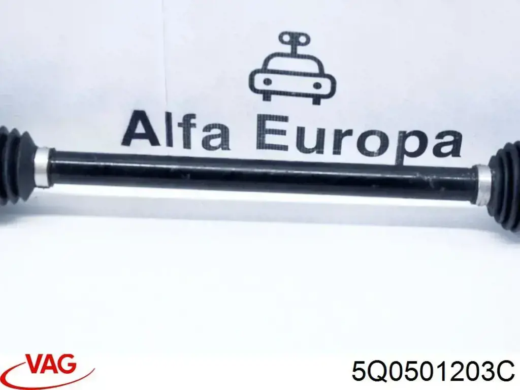 Купити 5Q0501203C VAG Піввісь задня, ліва