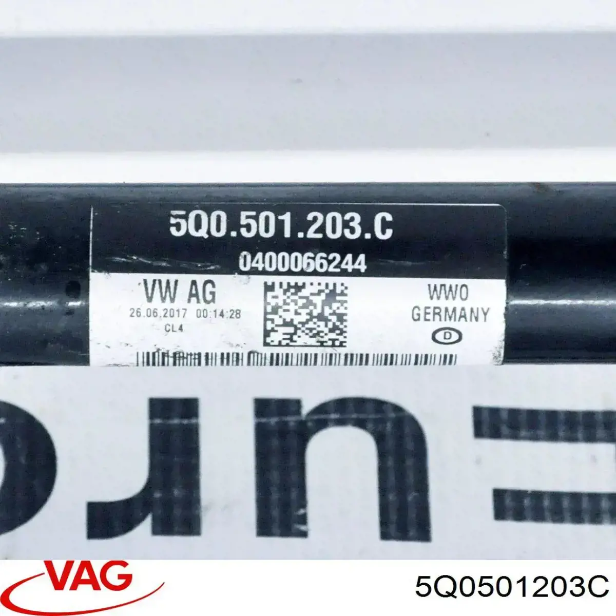 Піввісь задня, ліва 5Q0501203C VAG