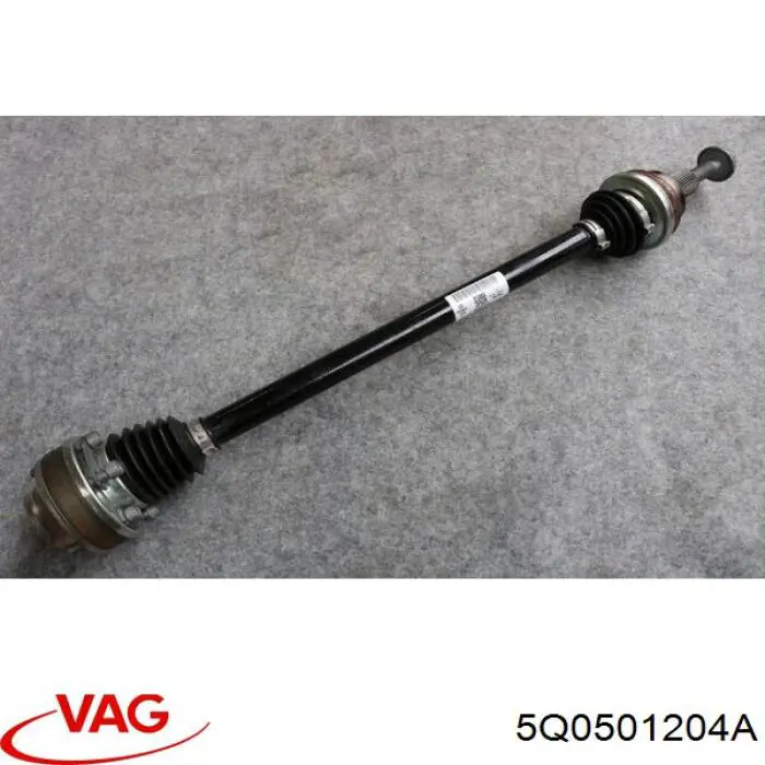 Піввісь задня, права VAG 5Q0501204AX