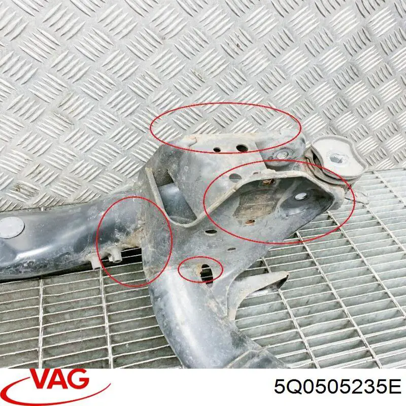 Балка задня 5Q0505235C VAG