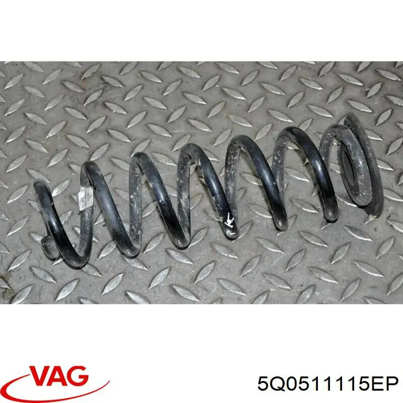 Пружина задня VAG 5Q0511115EP ціна, від 56.15 USD