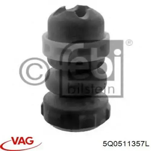 Купити 5Q0511357L VAG Буфер-відбійник амортизатора заднього