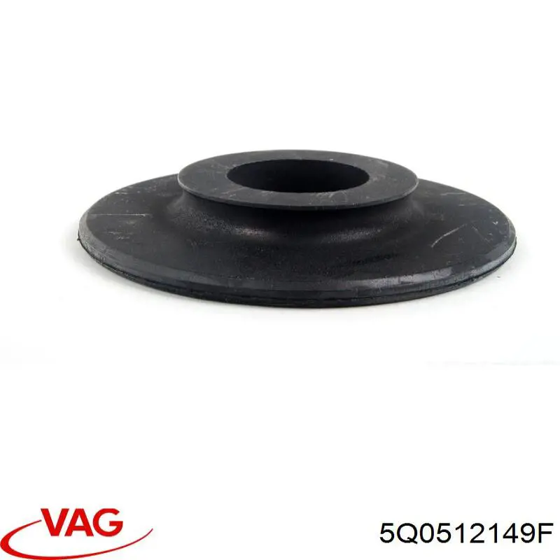 5Q0512149F VAG Проставка (гумове кільце) пружини задньої, верхня