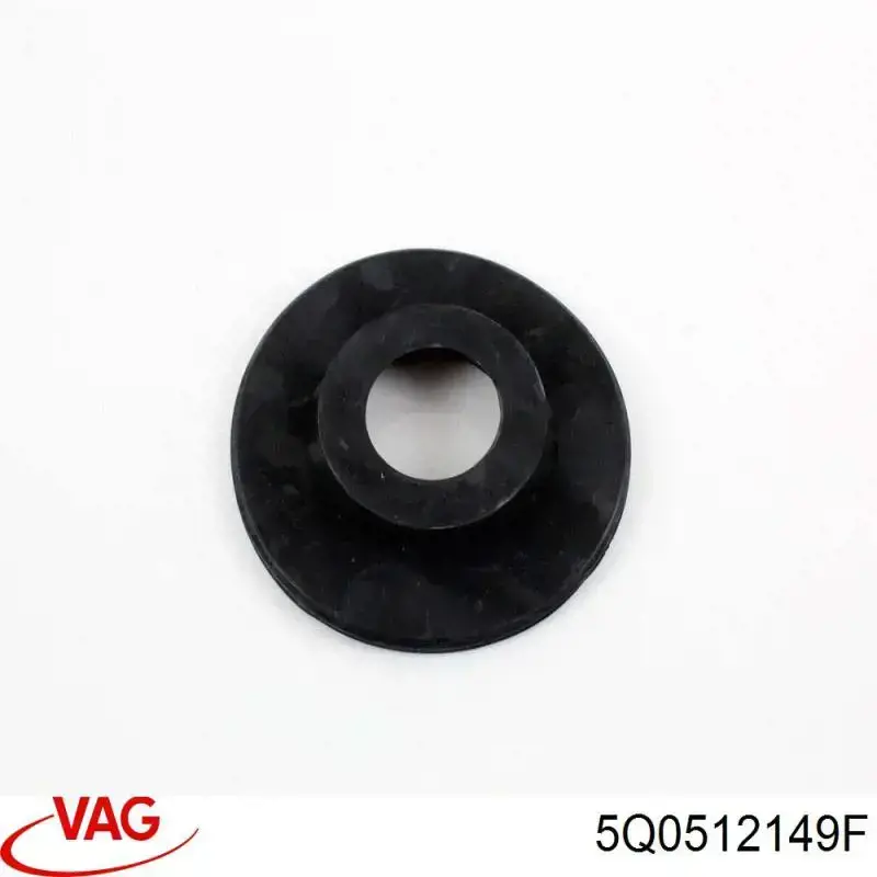 Проставка (гумове кільце) пружини задньої, верхня 5Q0512149F VAG