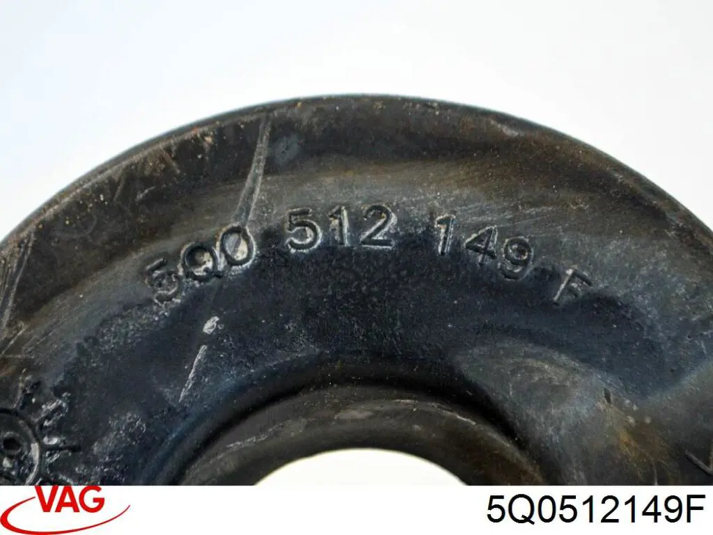 Проставка (гумове кільце) пружини задньої, верхня VAG 5Q0512149F ціна, від 2.79 USD