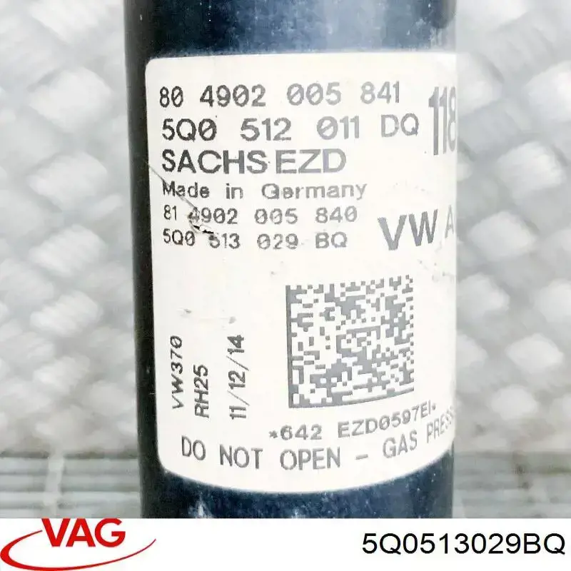 5Q0513029BQ VAG Амортизатори задні