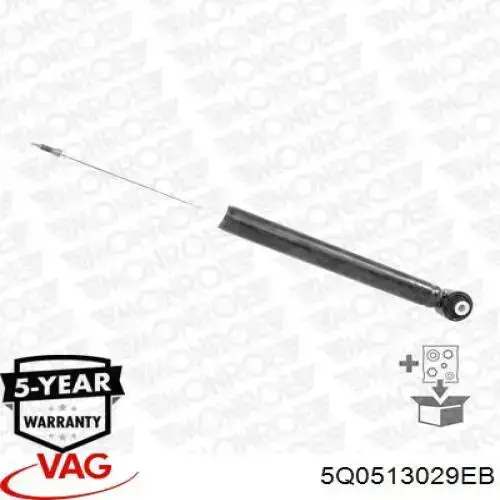 Купити 5Q0513029EB VAG Стійка амортизатора задня