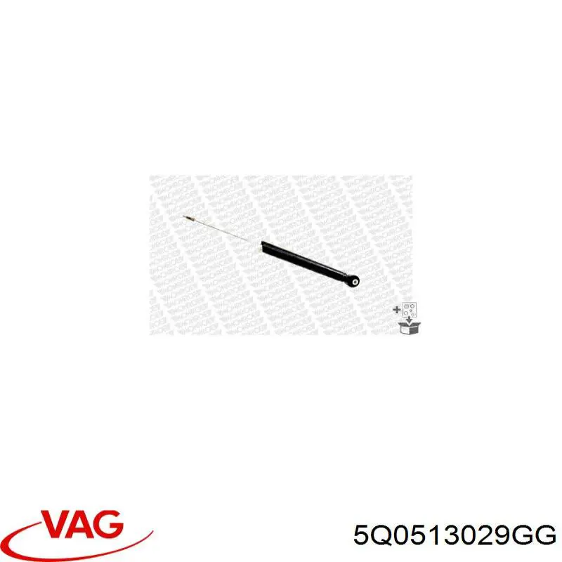 Амортизатор задній 5Q0513029GG VAG