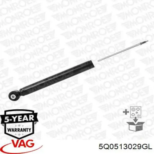 Купити 5Q0513029GL VAG Стійка амортизатора задня