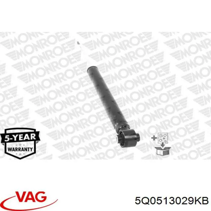 Купити 5Q0513029KB VAG Стійка амортизатора задня