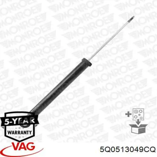 Амортизатор задній VAG 5Q0513049CQ ціна, від 37.75 USD