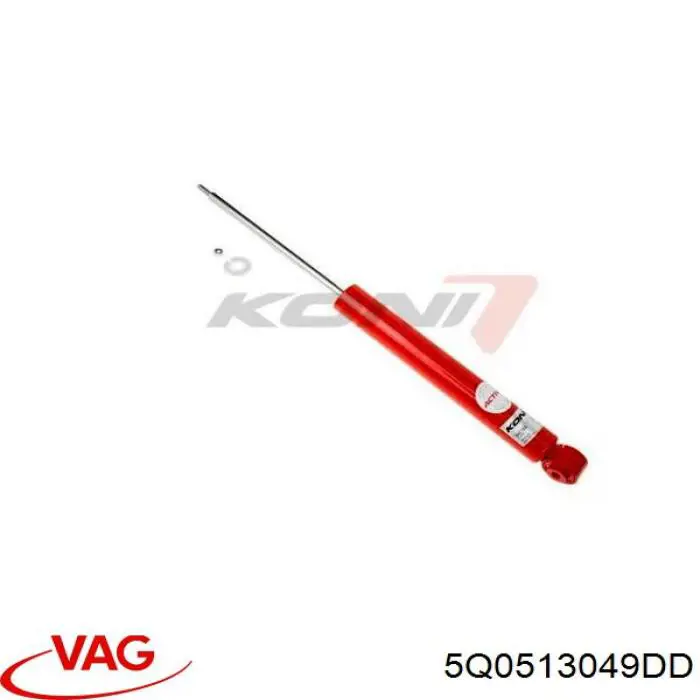Амортизатор задній VAG 5Q0513049DD ціна, від 29.56 USD