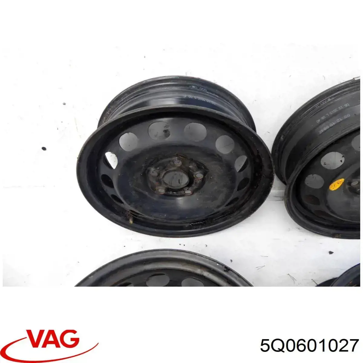 Диск колісний стальний (штампований) 5Q0601027 VAG