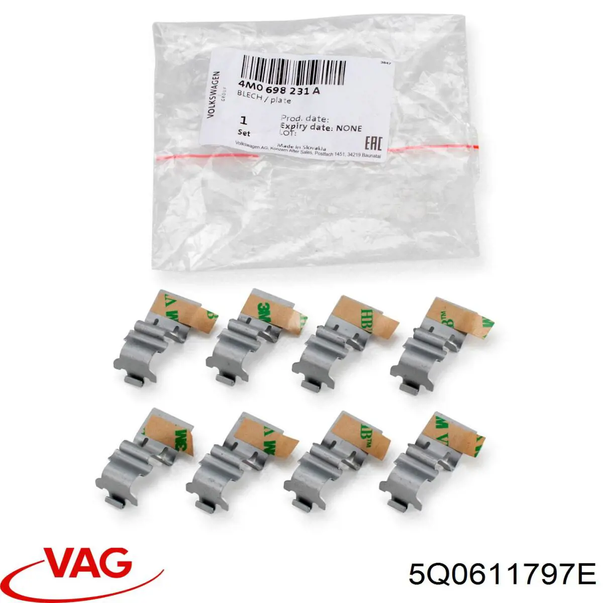  VAG 5Q0611797E ціна, від 2.53 USD