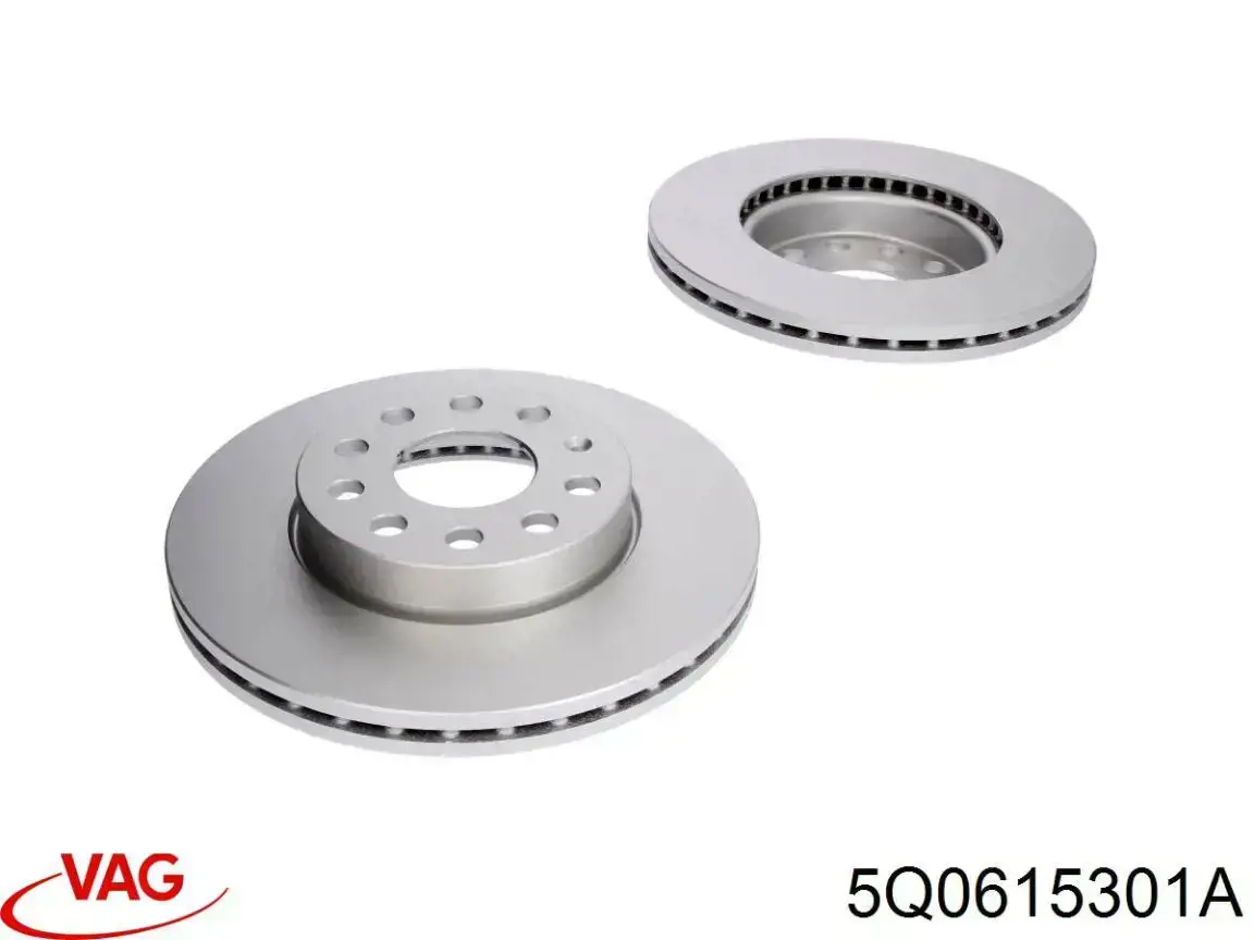 Диск гальмівний передній VAG 5Q0615301A