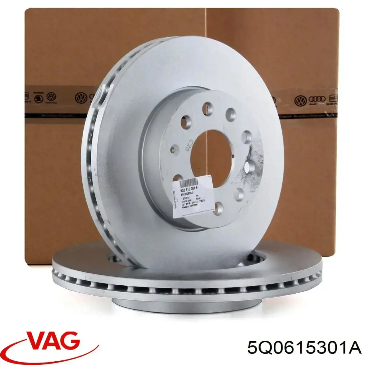 Диск переднього гальма VAG 5Q0615301A ціна, від 35.99 USD