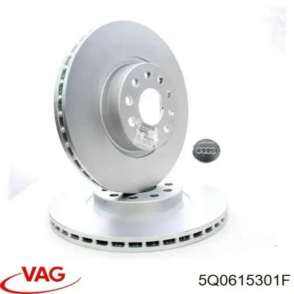 5Q0615301F VAG Гальмо дискове переднє