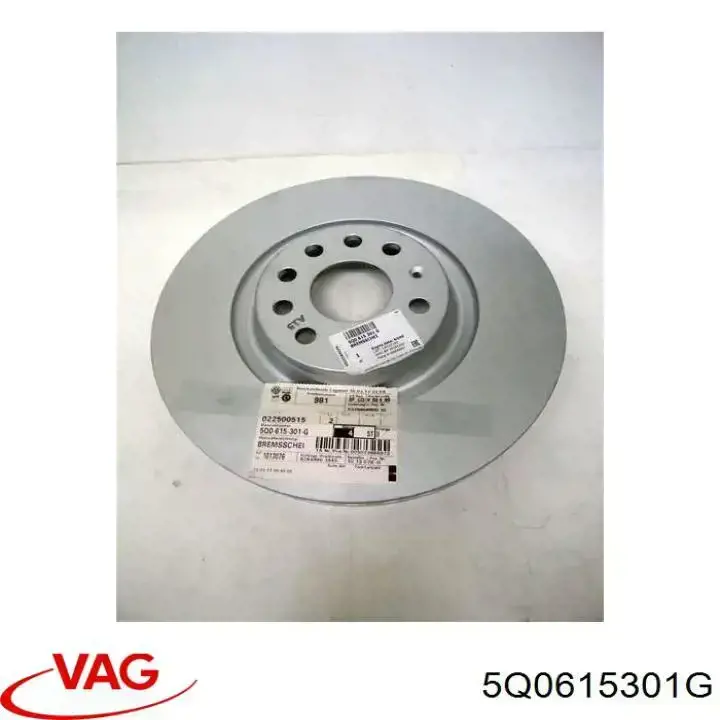 5Q0615301G VAG диск гальмівний передній