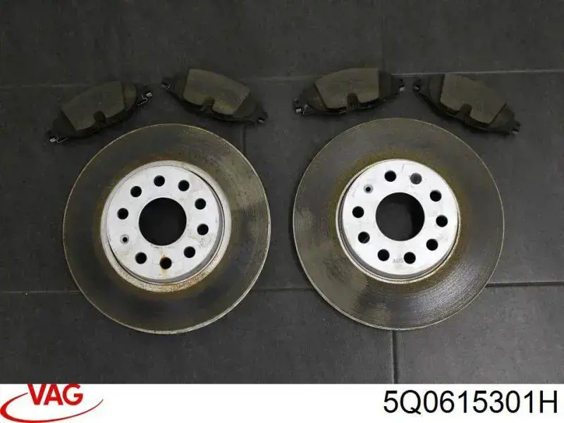 Диск гальмівний передній VAG 5Q0615301H